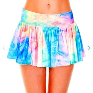 NWT I Heart Raves Tie Dye Skirt XL